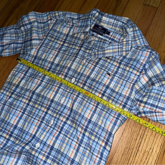 Men’s vineyard vines plaid burton down - Picture 5 of 6
